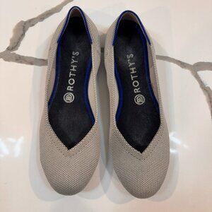 Rothy's Flax Birdseye The Flat Sz 8.5